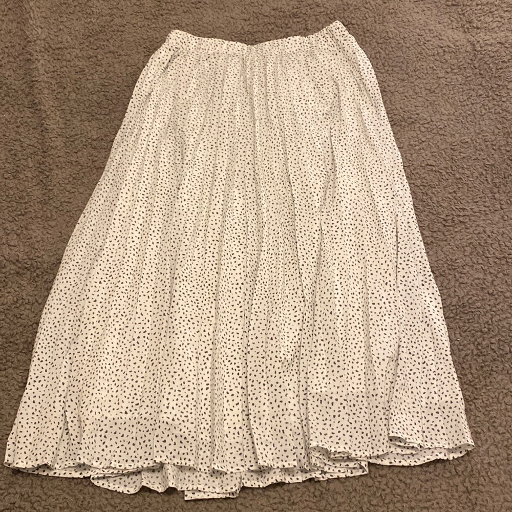 dalmation print skirt